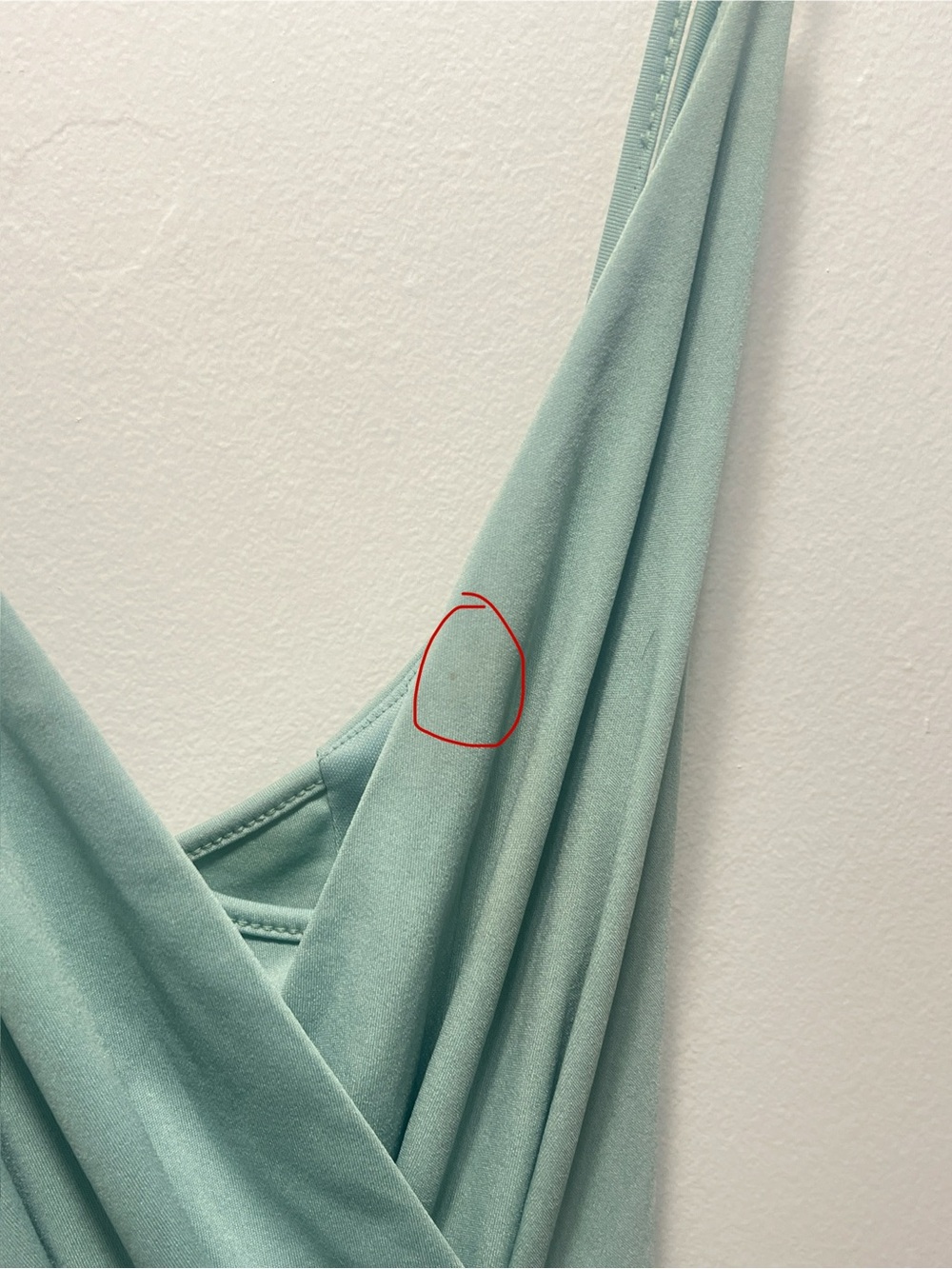 Mint Green Ruched Wrap Maxi Dress - Picture 7 of 14